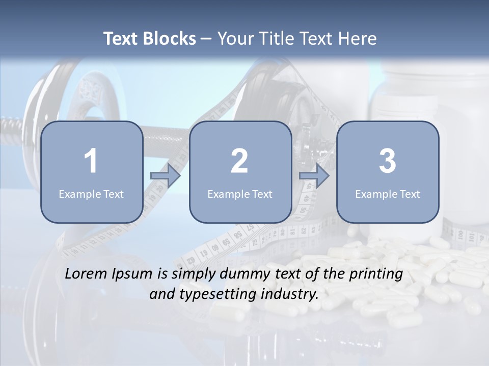 Set Fitness Pharmacy PowerPoint Template