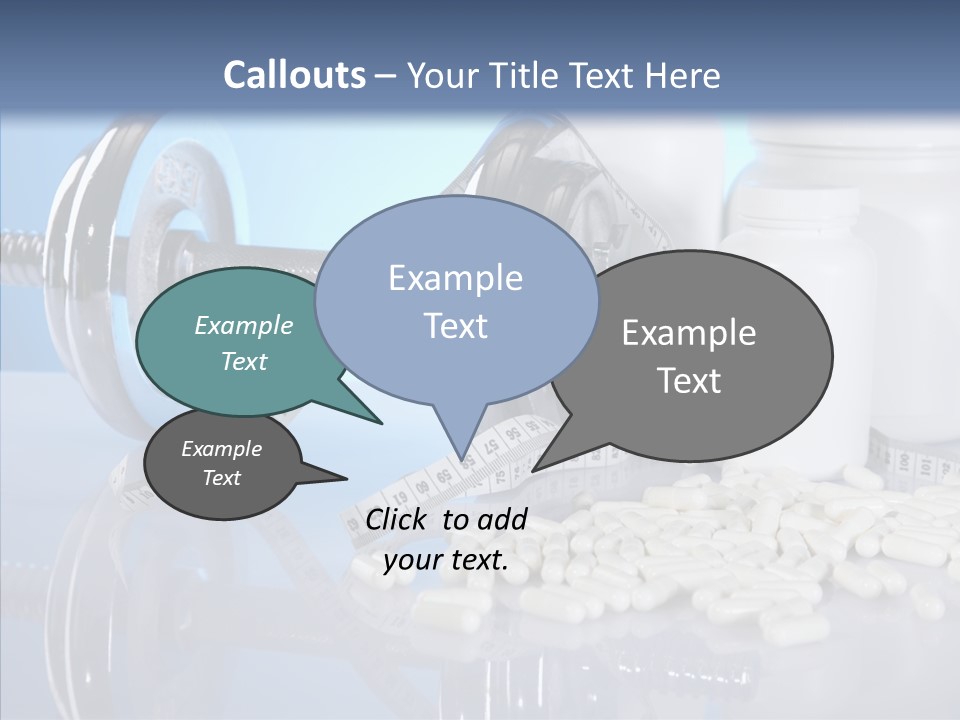 Set Fitness Pharmacy PowerPoint Template
