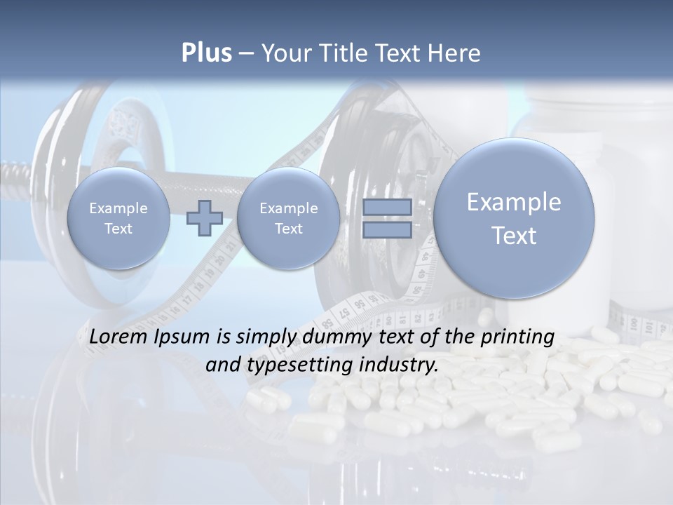 Set Fitness Pharmacy PowerPoint Template