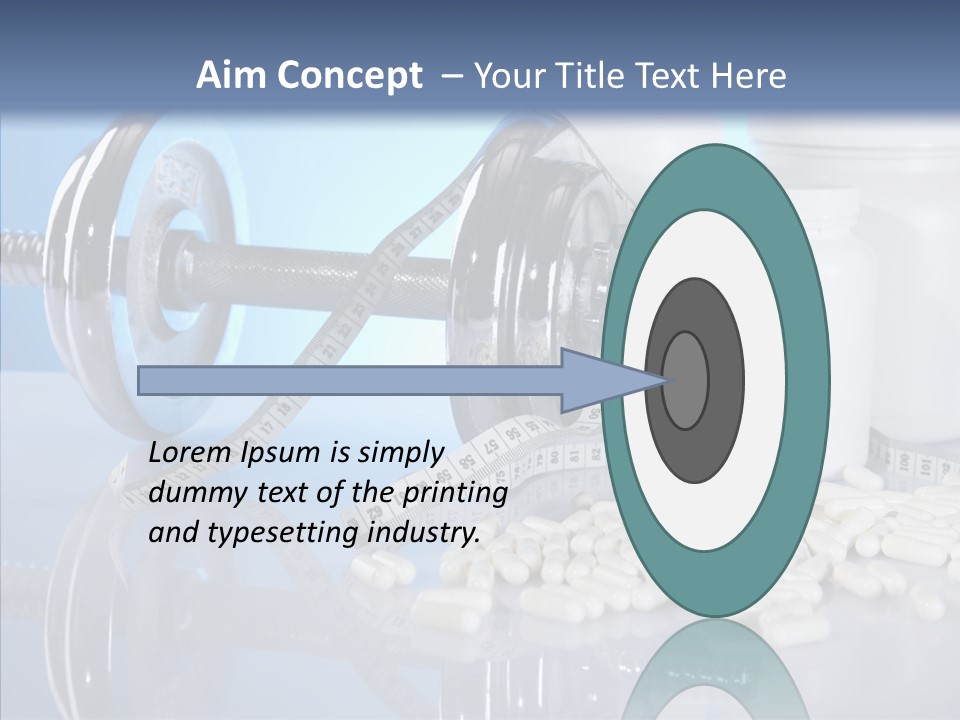 Set Fitness Pharmacy PowerPoint Template