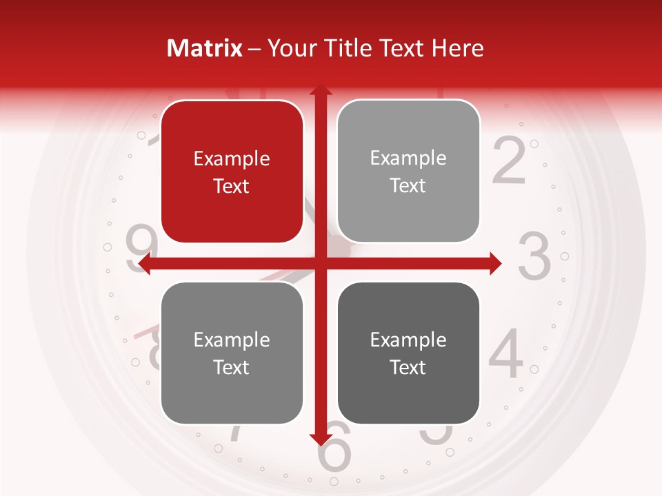 Eight Morning Time PowerPoint Template