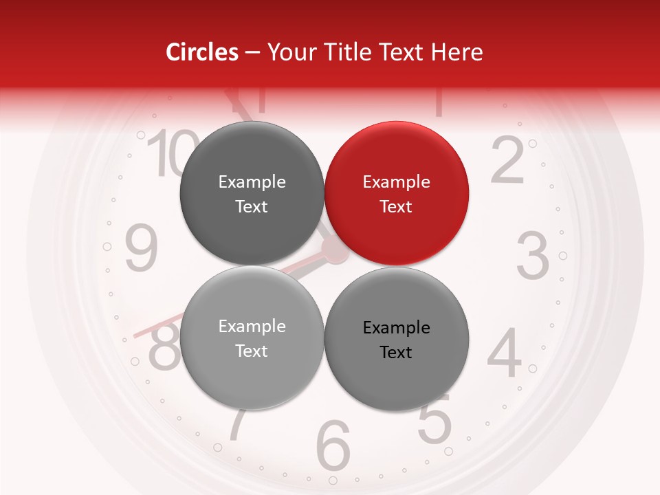 Eight Morning Time PowerPoint Template