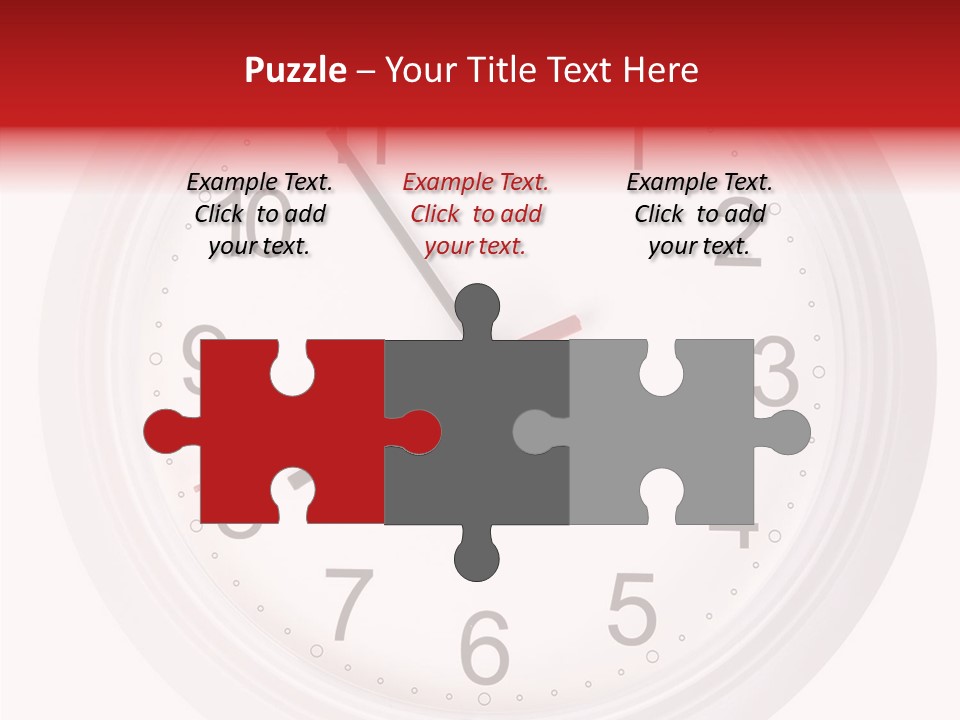 Eight Morning Time PowerPoint Template