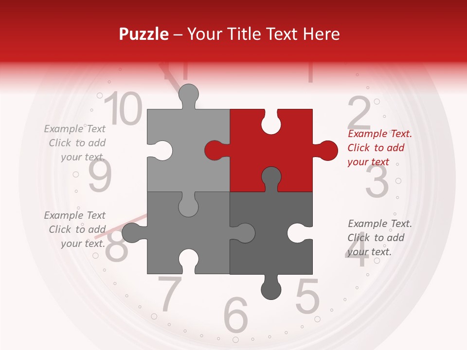 Eight Morning Time PowerPoint Template