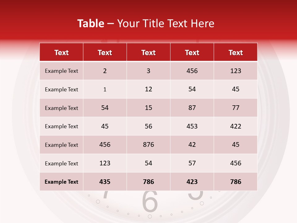 Eight Morning Time PowerPoint Template