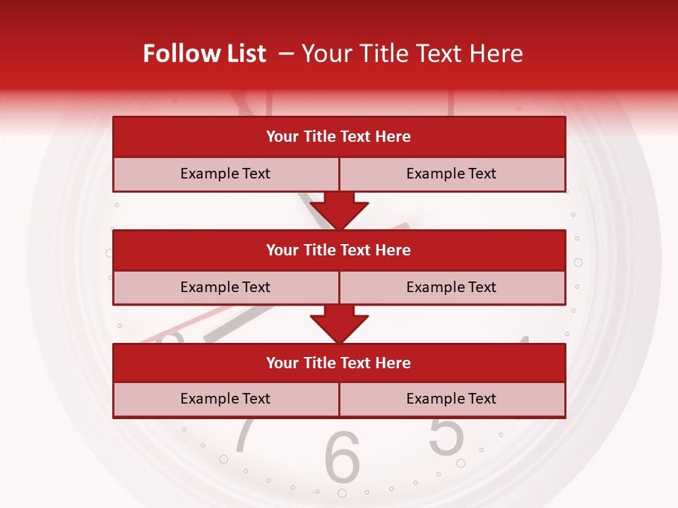 Eight Morning Time PowerPoint Template