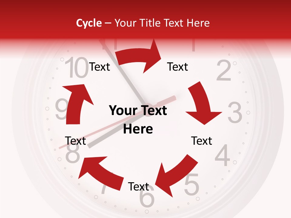 Eight Morning Time PowerPoint Template