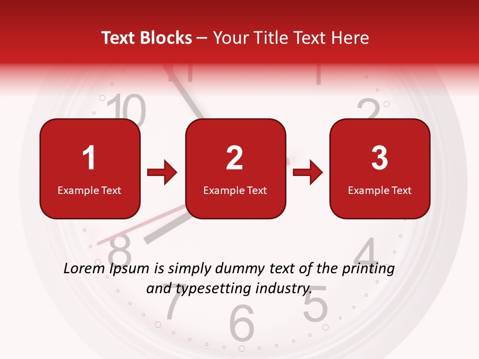Eight Morning Time PowerPoint Template
