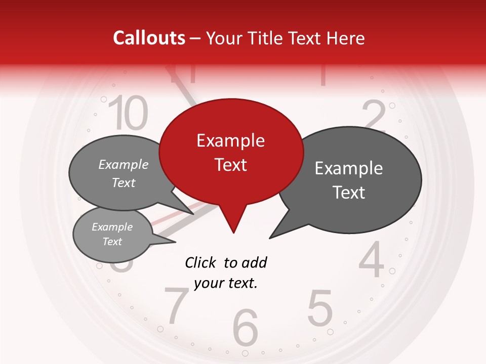 Eight Morning Time PowerPoint Template