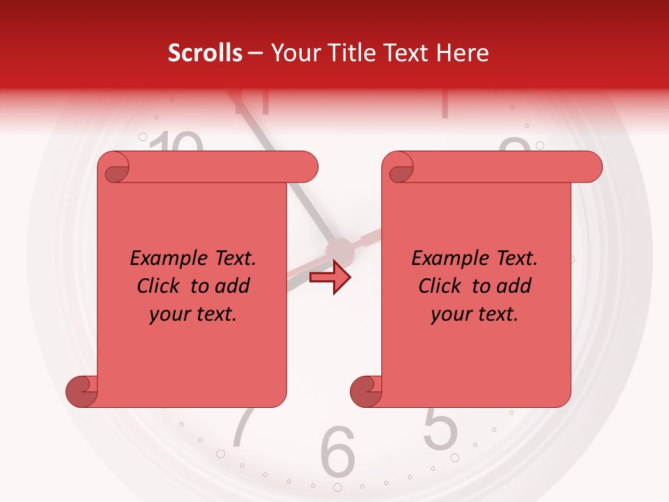 Eight Morning Time PowerPoint Template