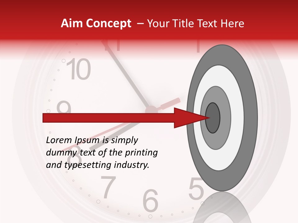 Eight Morning Time PowerPoint Template