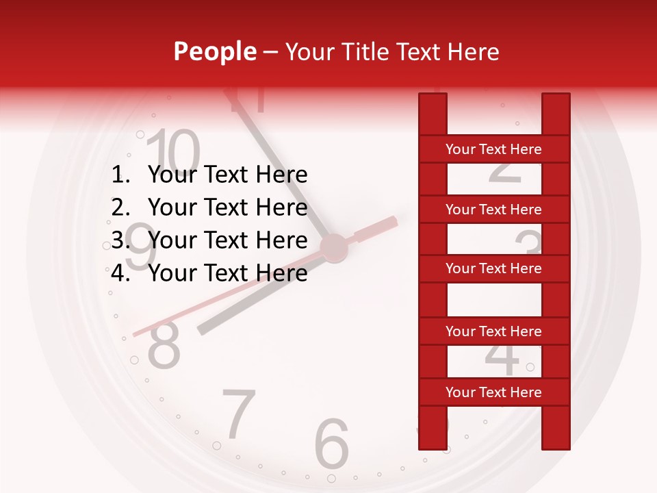 Eight Morning Time PowerPoint Template