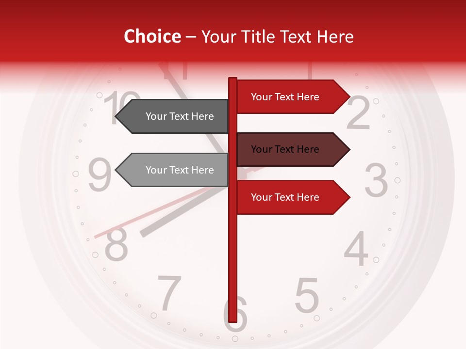 Eight Morning Time PowerPoint Template