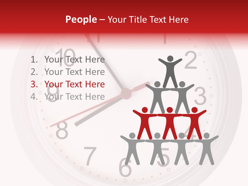 Eight Morning Time PowerPoint Template