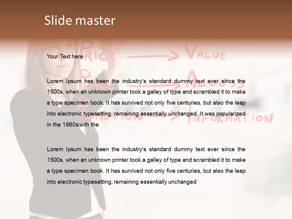 Financial Stock Value PowerPoint Template