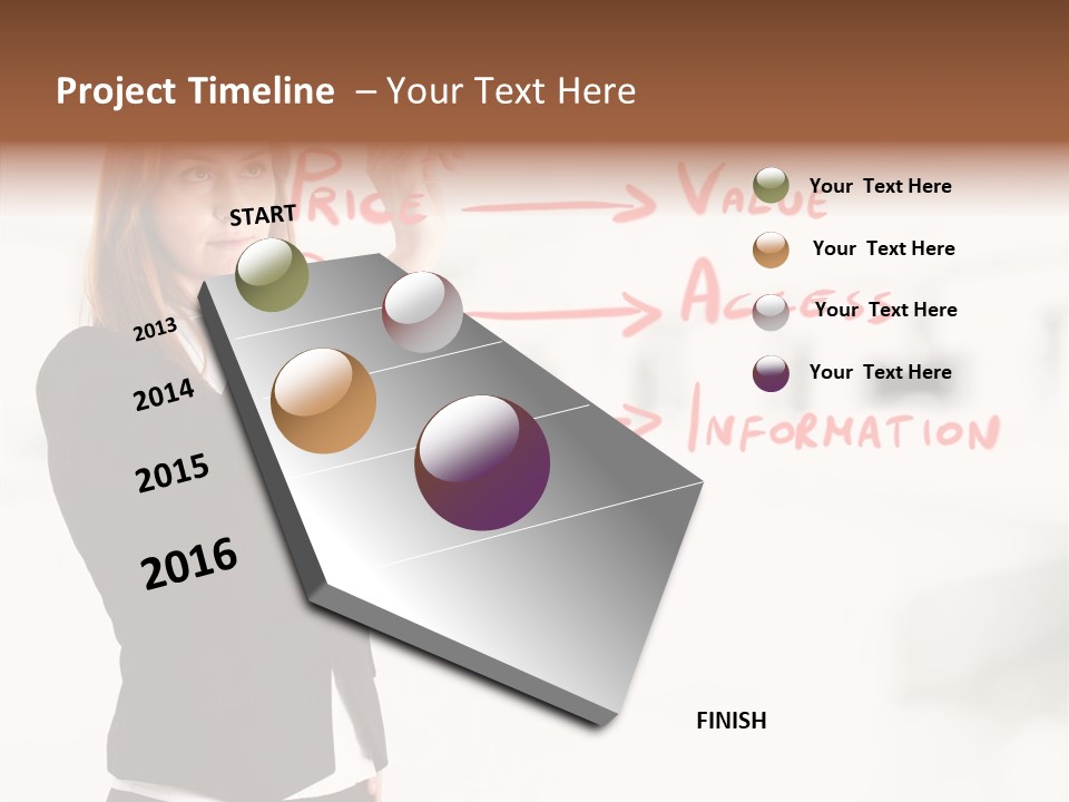 Financial Stock Value PowerPoint Template