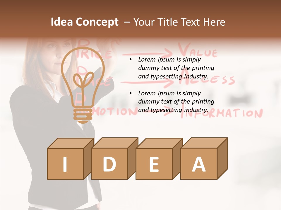 Financial Stock Value PowerPoint Template