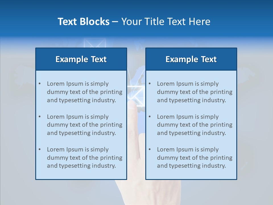 Message Website Human PowerPoint Template