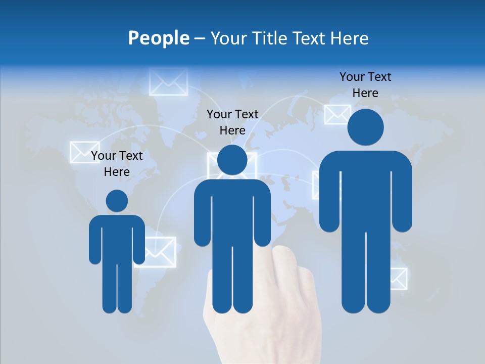 Message Website Human PowerPoint Template