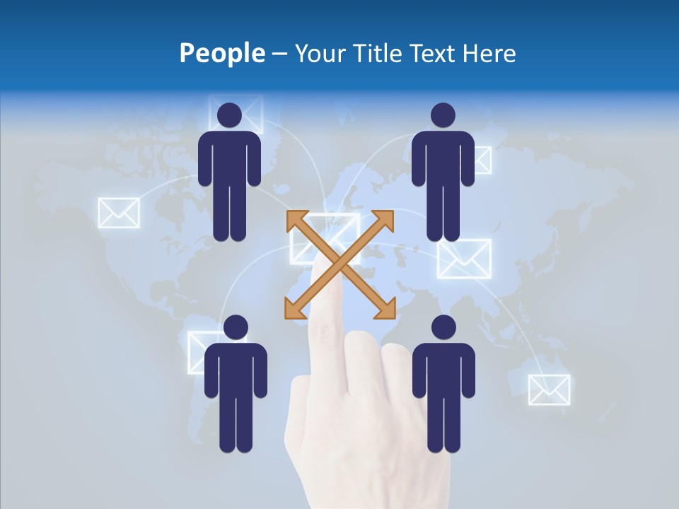 Message Website Human PowerPoint Template