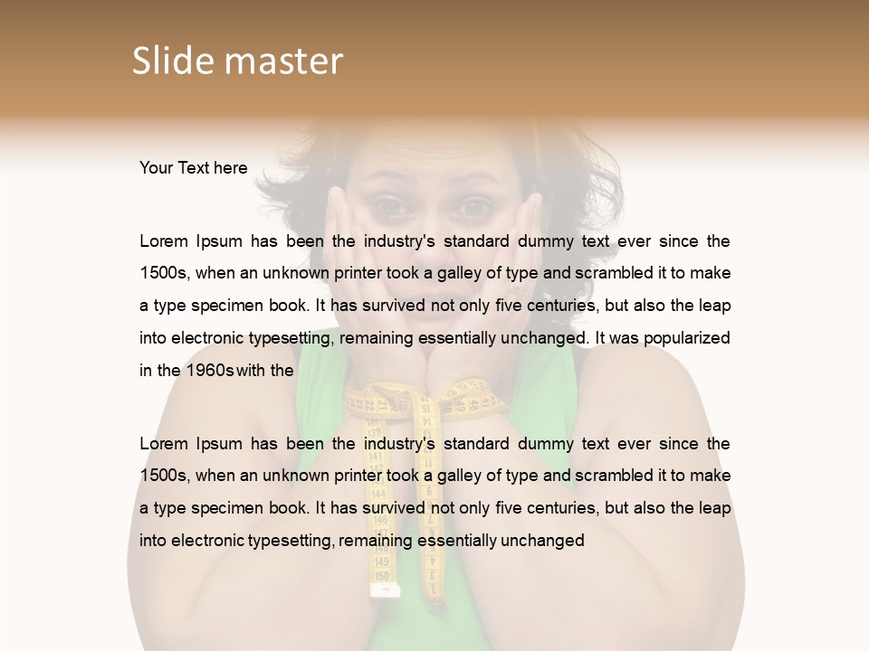 Person Unhealthy Female PowerPoint Template