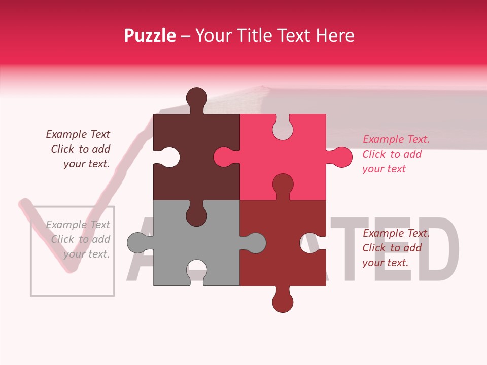 Approve Verification Valid PowerPoint Template