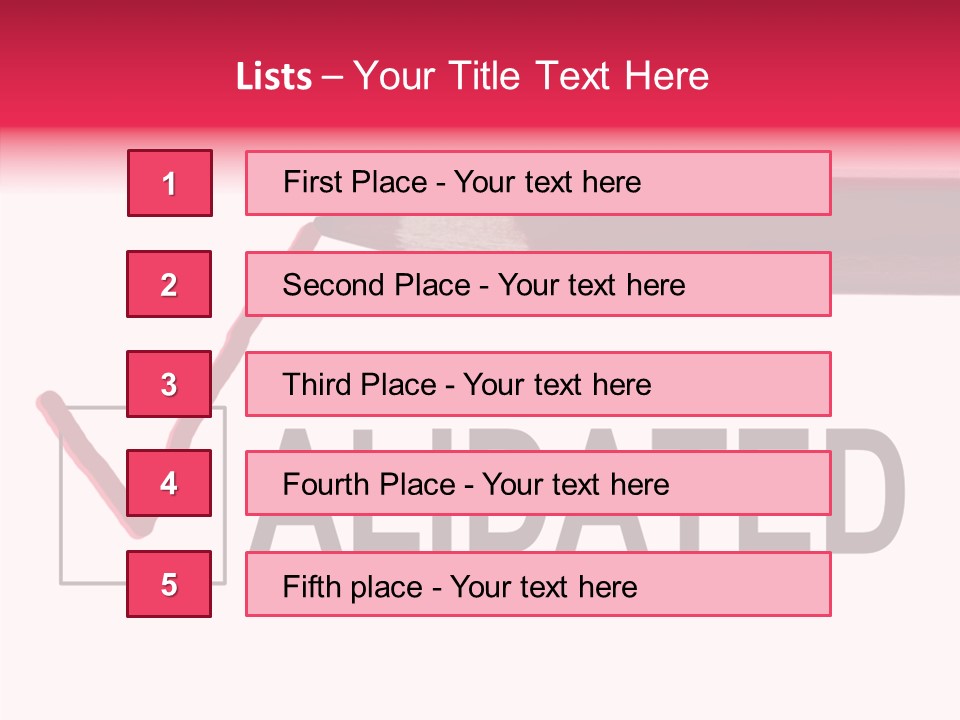 Approve Verification Valid PowerPoint Template