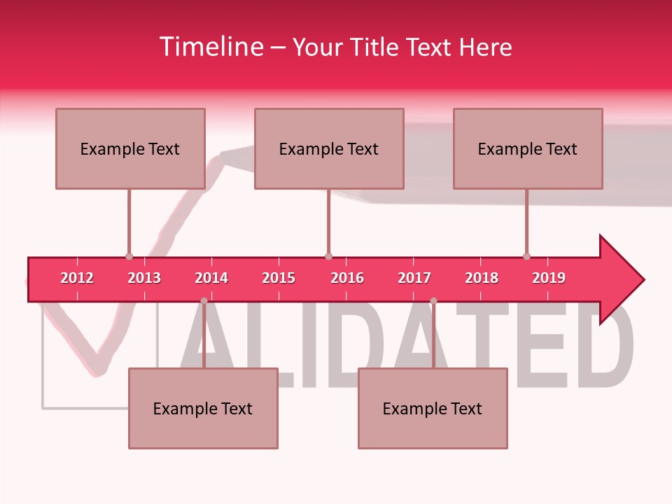 Approve Verification Valid PowerPoint Template