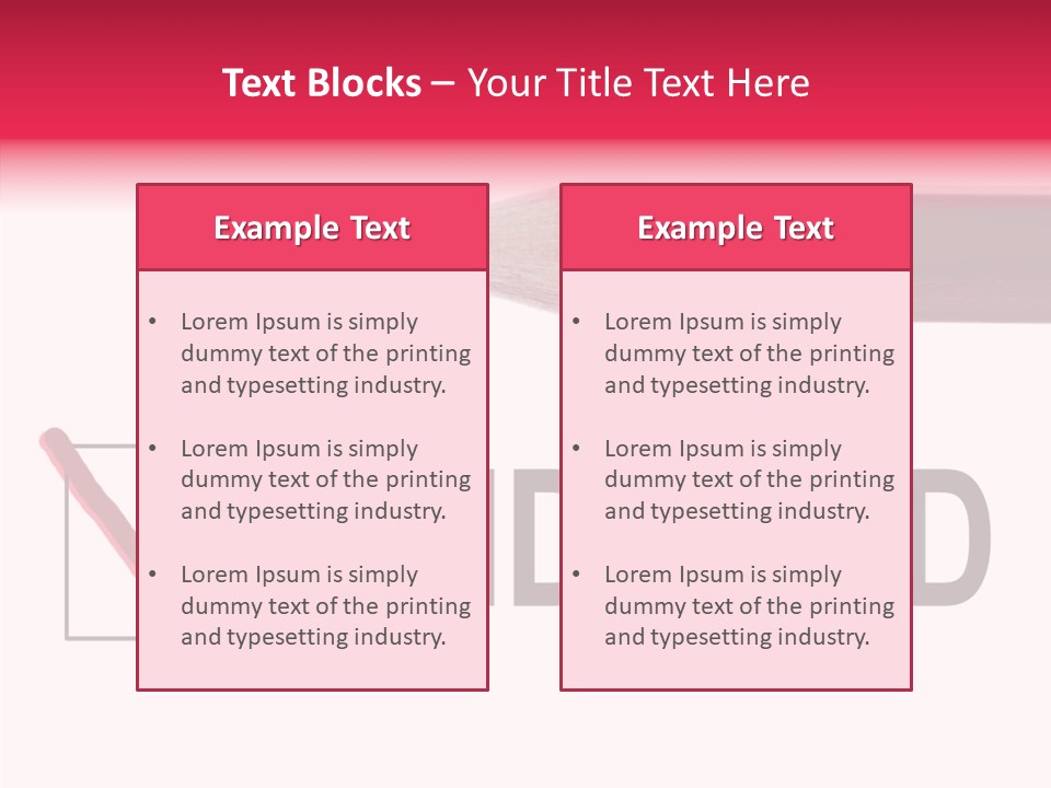 Approve Verification Valid PowerPoint Template