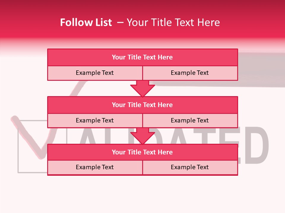 Approve Verification Valid PowerPoint Template