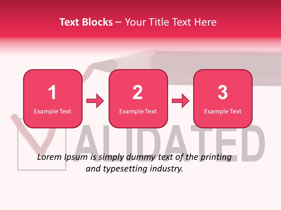 Approve Verification Valid PowerPoint Template