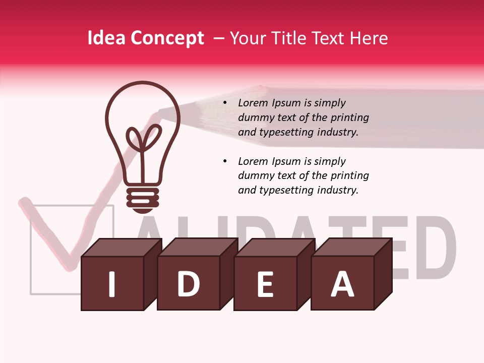 Approve Verification Valid PowerPoint Template