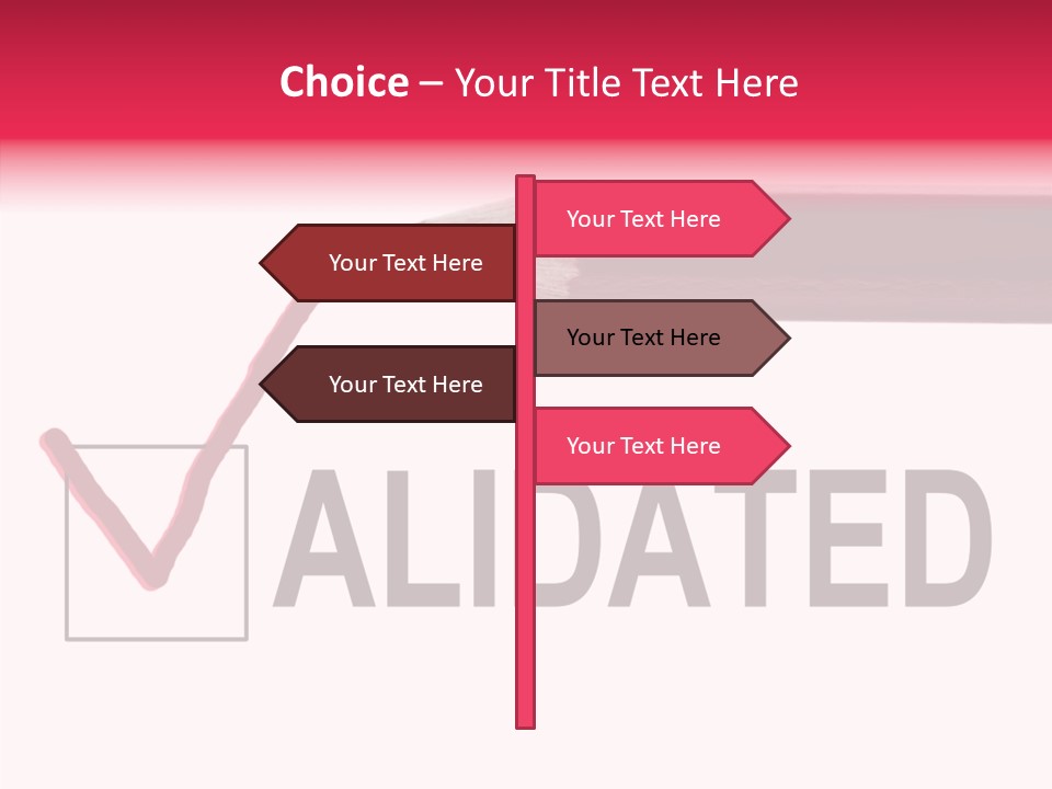 Approve Verification Valid PowerPoint Template