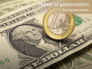 Banknote Money Exchange PowerPoint Template