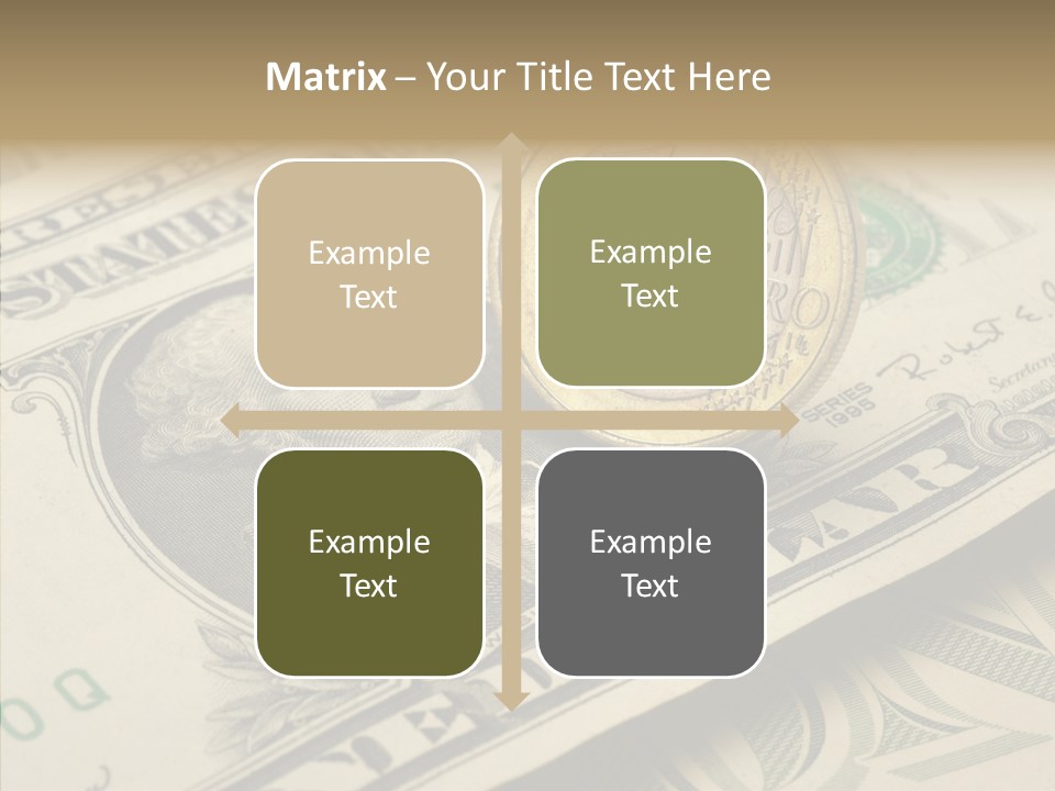 Banknote Money Exchange PowerPoint Template