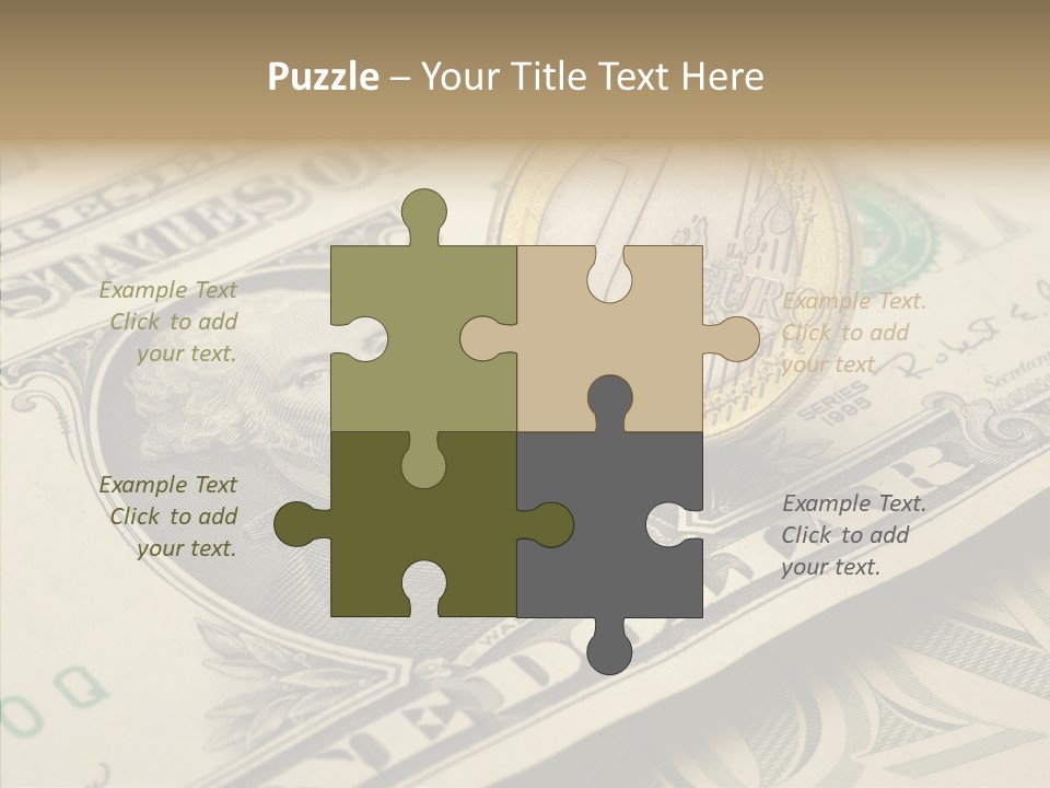 Banknote Money Exchange PowerPoint Template