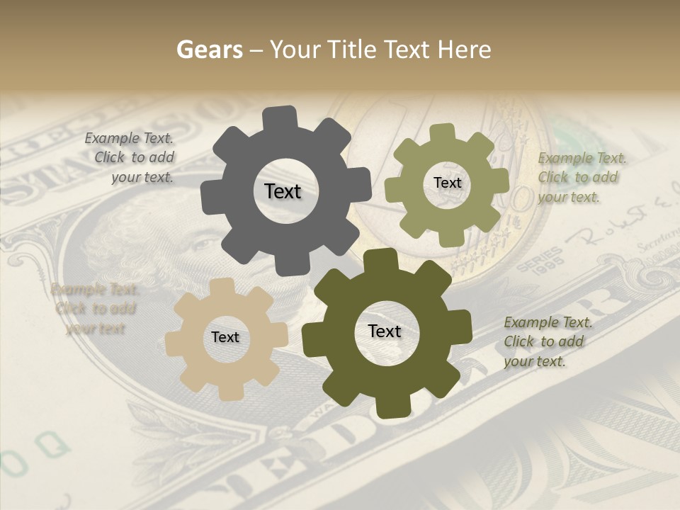 Banknote Money Exchange PowerPoint Template