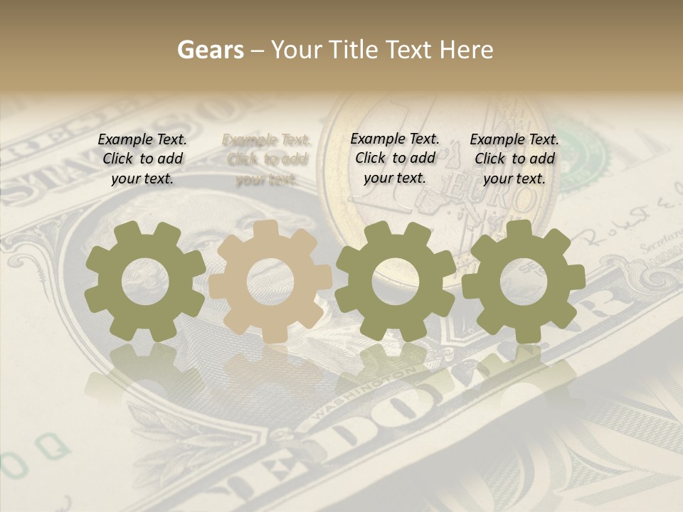 Banknote Money Exchange PowerPoint Template