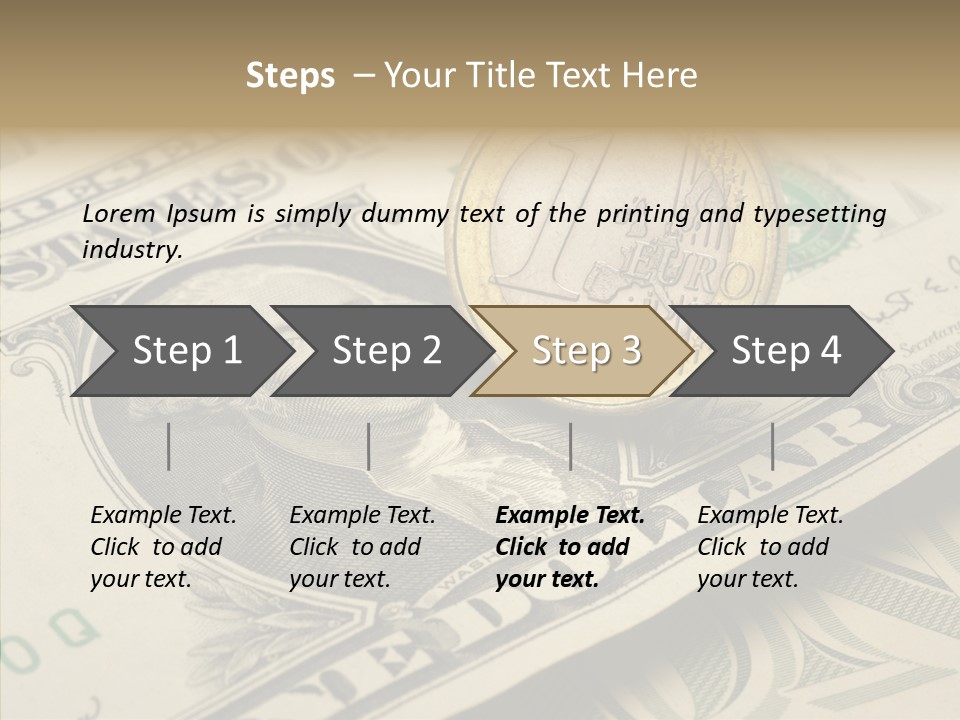 Banknote Money Exchange PowerPoint Template