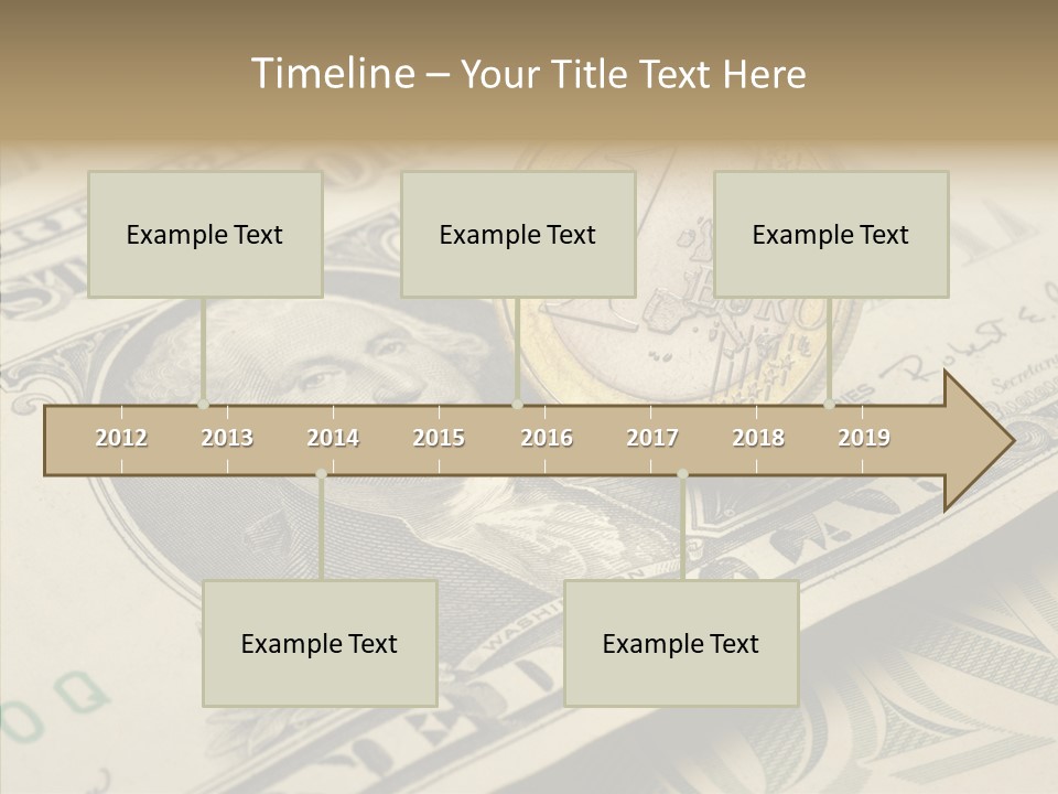 Banknote Money Exchange PowerPoint Template
