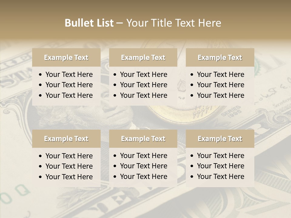 Banknote Money Exchange PowerPoint Template