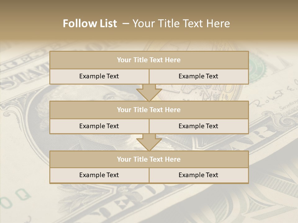 Banknote Money Exchange PowerPoint Template