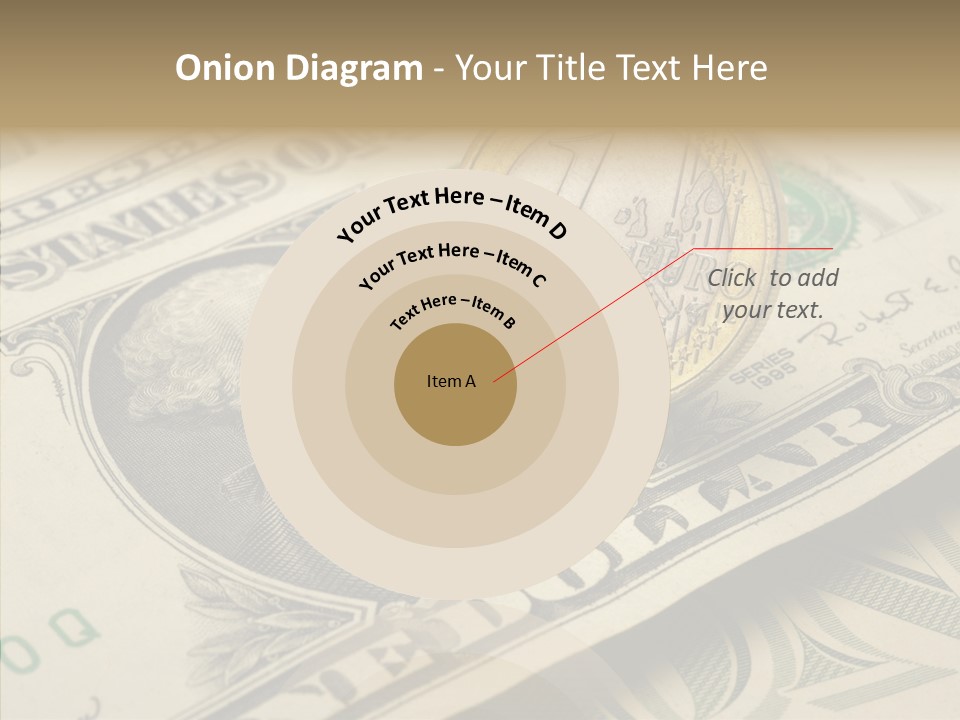 Banknote Money Exchange PowerPoint Template