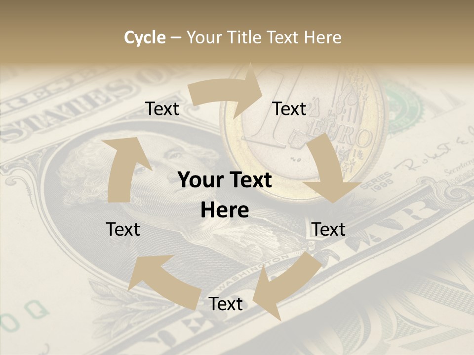 Banknote Money Exchange PowerPoint Template