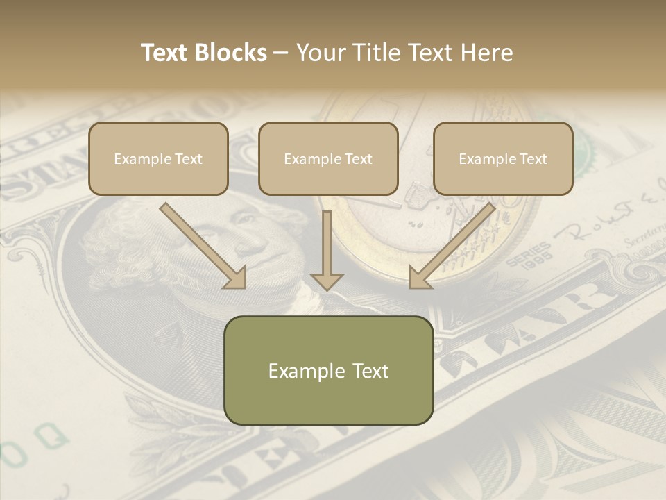 Banknote Money Exchange PowerPoint Template