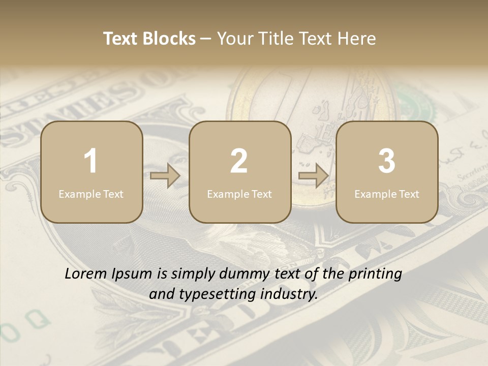 Banknote Money Exchange PowerPoint Template