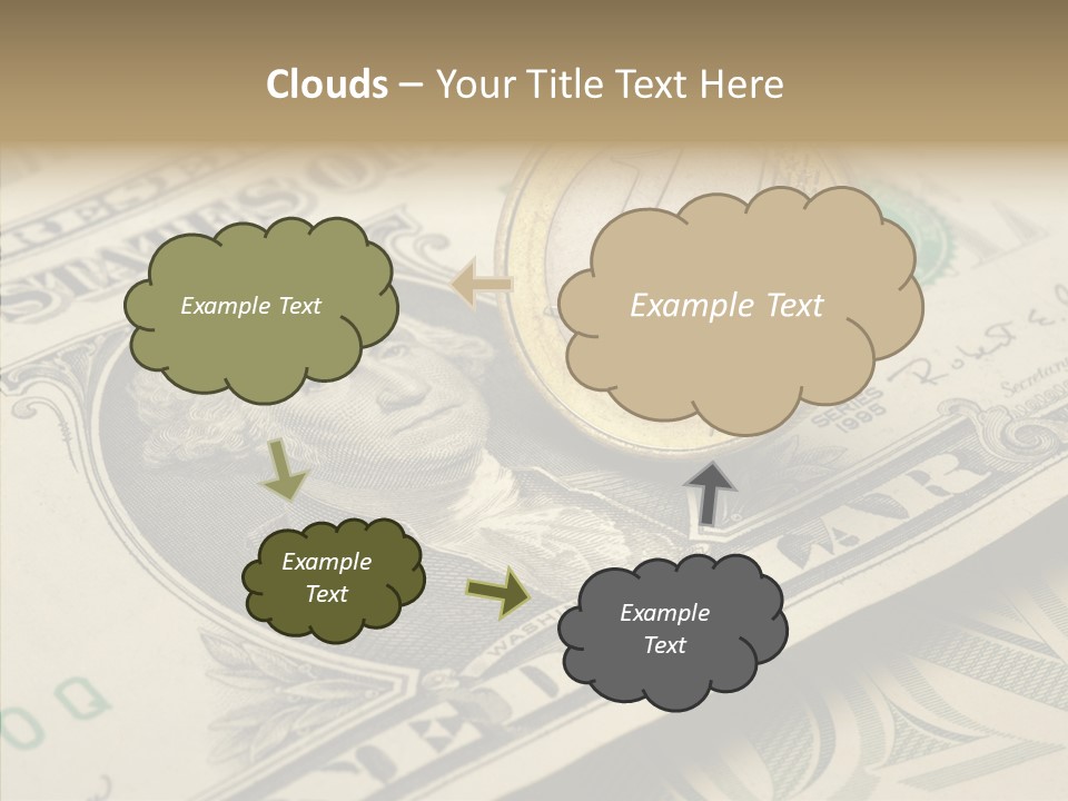 Banknote Money Exchange PowerPoint Template