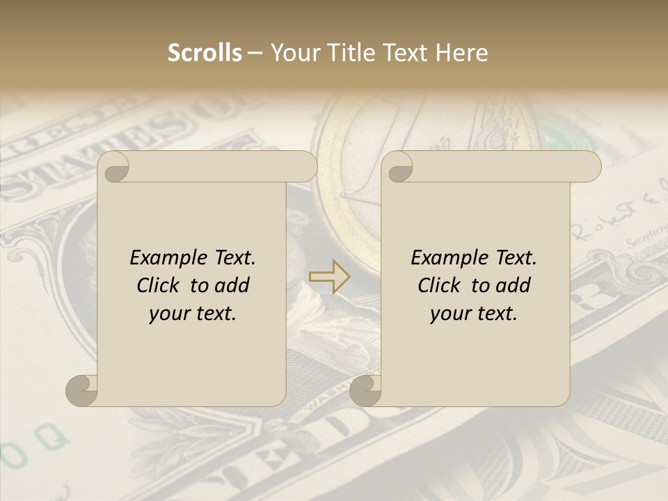 Banknote Money Exchange PowerPoint Template