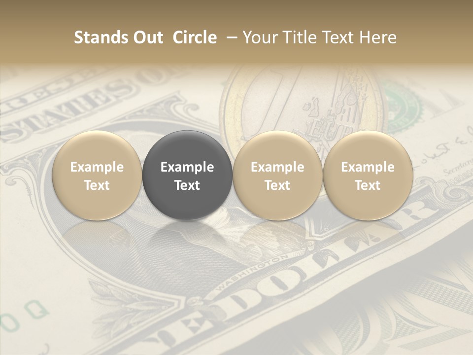 Banknote Money Exchange PowerPoint Template