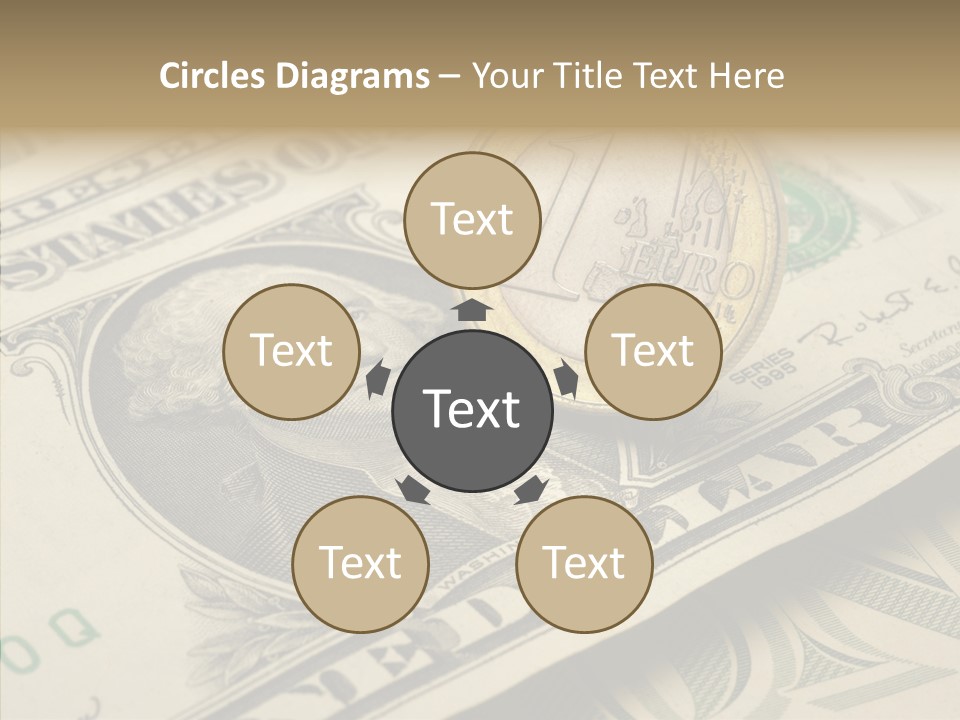 Banknote Money Exchange PowerPoint Template